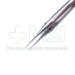 Castroviejo Suture Forceps, 0.12mm, 1 x 2 Teeth, Platforms Teeth Set At 45 Degrees, Ergonomic Fenestrated Handle, Overall Length 4-3/8" (110mm) - M357125