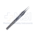 Castroviejo Suture Forceps, 0.12mm, 1 x 2 Teeth, Platforms Teeth Set At 45 Degrees, Ergonomic Fenestrated Handle, Overall Length 4-3/8" (110mm) - M357125