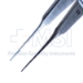 Castroviejo Suturing Forceps, Straight Shafts, 0.5mm Teeth, 5.5mm Tying Platform, Wide Serrated Handle, Overall Length 4-3/8" (110mm) - 5-2809G
