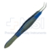 Castroviejo Tying Forceps, Titanium, Angled, Overall Length 4.2" (107mm) - 5-2963-T
