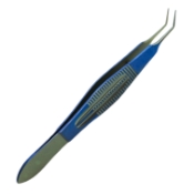 Castroviejo Tying Forceps, Titanium, Angled, Overall Length 4.2" (107mm) ET1852,2639T,ET1852