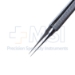 Catalano Corneal Scleral Forceps, 1 x 2 Teeth, Cross Serrated 5mm 60 Degrees Angled Platform, Round Knurled Handle, Polished Finish, Overall Length 4-1/4" (107mm) - 5-2429-12