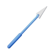 Cellulose Eye Spears, Packaged 10 Spears Per Pouch, 20 Pouches Per Box (200 Units), Sold Sterile, Light Blue Handle 