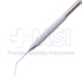 Chang Microfinger Chopper & Vertical Safety Chopper, Stainless Steel, Use In Right Hand, Double Ended, C-Shaped Chopper, Blunt Tip (Chang), A 0.5mm Olive Shaped Blade, 1mm Bend, Both Ends Angled 10mm From Bend To Tip Round Knurled Handle, Overall Length 5-7/16" (138mm) - 11-4-3451