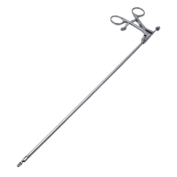 Cholangiogram Clamp, 5mm, Ratchet, Accommodates Up To 6Fr Catheter, Overall Length 330mm 