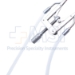 Chu Style Reversable Aspirating Speculum, 15mm Solid Blades, Adjustable Lieberman Type Mechanism, Overall Length 2-3/4" (70mm) - 11-2-6291