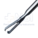 Claw Grasping Forceps, Shaft Diameter 10mm, 2 x 3 Teeth, Flush Port, Spring Tension Handle, Overall Length 13" (330mm) - 13-1605STDF
