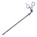 Claw Grasping Forceps, Shaft Diameter 10mm, 2 x 3 Teeth, Flush Port, Spring Tension Handle, Overall Length 13" (330mm) 