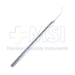 Clayman Nucleus Rotator, 10mm Tip To Bend, 0.6mm, Smooth Flat Handle, Overall Length 4-7/8" (125mm) - 11-4-3526