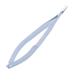 Clayman-Westcott Scissors, Curved, Blunt Tips, 11mm Mid-Screw To Tip, Smooth Handle, Dull Finish, Overall Length 4-1/4" (107mm) 896427,May-54,E3243