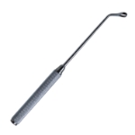 Coakley Antrum Curette, Large, Strong Curve, 6mm x 9mm tip, Overall length 6-3/4" (170mm) 