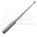 Cobb/Bruns Curette, Straight, Size 4, Overall Length 11" (280mm) - 4721-07ZIM