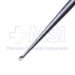 Cobb Spinal Curette, Size 2, Straight, Oval Cup, Overall Length 11" (280mm) - D6426S