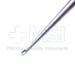 Cobb Spinal Curette, Size 3, Straight, Oval Cup, Overall Length 11" (280mm) - D6427S