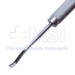 Cobb Type Spinal Gouge, Full Curved, 5/32" (7mm) Wide Blade, Round Knurled Handle, Overall Length 11" (280mm) - D9034