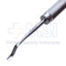 Cobb Type Spinal Gouge, Reverse Curved, 5/32" (7mm) Wide Head, Round Knurled Handle, Overall Length 11" (280mm) - D9036