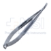 Cohan Needle Holder, Gently Curved, Fine 8mm Jaws, With Lock, 18mm Mid-Screw To Tip, Round Knurled Medium Handle, Overall Length 4" (100mm) - 5-4947-CW