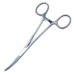 Coller Artery Forceps, Curved, Overall Length 6-1/4" (160mm) 
