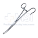 Colver Tonsil Forceps, Curved, One Open Loop Ring, Overall Length 7-1/2" (190mm) - 561312J