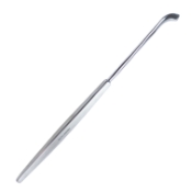 Colver Tonsil Knife Dissector, Double Ended, 15mm Curved Blade, Round Outer Blade, Serrated Opposite Blade, Overall Length 8.3" (210mm) 