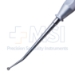 Cone Ring Curette, Small, Size 3, Round Ring, 3mm Diameter, Angled 35 Degress, Aluminum Round Knurled Handle, Overall Length 9" (229mm) - D9460