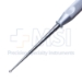 Cone Ring Curette, Small, Size 3, Round Ring, 3mm Diameter, Straight, Aluminum Round Knurled Handle, Overall Length 9" (229mm) - D9454