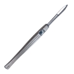 Converse Nasal Knife, Straight, 7mm x 25mm Double Cutting Edged Blade, Sharp Tip, Overall Length 6" (152mm) 