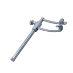 Cook Premature Eye Speculum, Extra Small Model, Dull Finish, Solid 5mm Long Blades, 24mm Spread, Screw Locking Mechanism, Overall Height 2" (52mm) 