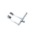 Cook Speculum, Medium, Size 2, Lock Screw, Round Solid Blades, Blade Length 11mm, Spread 27mm, Overall Length 1-3/4" (41mm) 1685171,11/2/6513,K1-5402,08-08135,E4082