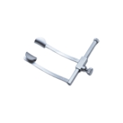 Cook Speculum, Small, Size 1, Lock Screw, Round Solid Blades, Curved Slightly Upward, Blade Length 7.5mm, Spread 21mm, Overall Length 1-1/2" (37mm) 1684806,11/2/6512,K1-5401,08-08134,E4080
