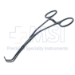 Cooley Anastomosis Clamp Forceps, Double Angled Jaw, Angled Shanks, Jaw Length 3/4" (19mm), Calibrated in 5mm Increments, Depth 7.3mm, Overall Length 6-1/2" (165mm) - 38-7678BX