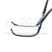 Cooley Aorta Clamp Forceps, 2-7/8" Curved Jaw, Depth 3/4", Overall Length 10" (254mm) - 38-7553BX