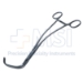 Cooley Aorta Clamp Forceps, 2-7/8" Curved Jaw, Depth 3/4", Overall Length 10" (254mm) - 38-7553BX