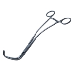 Cooley Aorta Clamp Forceps, 2-7/8" Curved Jaw, Depth 3/4", Overall Length 10" (254mm) 