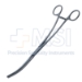 Cooley Aortic Aneurysm Clamp Forceps, Slightly Curved Shanks, Curved, Jaw Length 3" (76mm), Overall Length 10-3/4" ( 273mm) - 38-7391BX