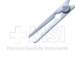 Cooley Bulldog Clamp Forcepss, Straight, Finely Serrated, 1-1/8" (29mm) Jaws, Adjustable Jaw Tension, Overall Length 2-5/8" (67mm) - 38-7142BX
