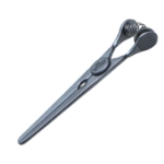 Cooley Bulldog Clamp Forcepss, Straight, Finely Serrated, 1-1/8" (29mm) Jaws, Adjustable Jaw Tension, Overall Length 2-5/8" (67mm) 
