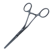 Cooley Coarctation Clamp Forceps, Angled Shanks, Jaw Length 2" (53mm), Overall Length 6-5/8" (168mm) 