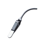 Cooley Cross-Action Bulldog Clamp Forceps, Curved, 40mm Jaws, Overall Length 3-7/8 " (98mm) 