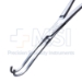 Cooley Derra S Shaped Clamp Forceps, Curved, 3/4" (19mm) Jaws, Depth 3/8" (10mm), Jaw Has Calibrated Markings In 5mm Increments, Overall Length 6-1/2" (165mm) - 38-7344BX