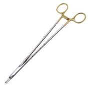 Cooley Intracardiac Needle Holder, TC, Serrated 2mm Jaws, Overall Length 10-1/8" (256mm) 