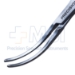 Cooley Vascular Clamp Forceps, Peripheral, Curved, Overall Length 6-3/4" (171mm) - 431325J