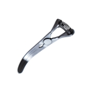 Cooley Spring Action Bulldog Clamp Forceps, Curved, Adjustable Tension, Jaws 40mm, Overall Length 3-1/8 " (80mm) 