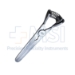 Cooley Spring Action Bulldog Clamp Forceps, Straight, Adjustable Tension, Jaws 47mm, Overall Length 3-3/8 " (85mm) - 66-5258SSI