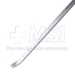 Cottle Chisel, Curved, 6mm Wide Cutting Edge, Centimeter Marking At 4mm / 5mm / 6mm / 7mm, Overall Length 7-1/4" (184mm) - 114-5456