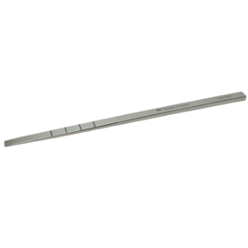 Cottle Chisel, 6mm Blade, Square Diamond Knurled Grips, Overall Length 7" (180mm) 