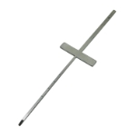 Cottle Cross Bar Chisel, 2mm Wide, Overall Length 7-1/8" (180mm) 