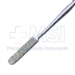 Cottle Rasp, Down Cut, Straight, 1-1/2" x 8mm Head, Bruns Handle, Overall Length 8" (203mm) - 4181-1146