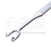 Cottle Retractor, Sharp 10mm Right Prong, Ball Tip Left Prong, Flat Handle Partly Serrated, Overall Length 5-1/2" (140mm) - 19112-0818-01