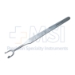 Cottle Retractor, Sharp 10mm Right Prong, Ball Tip Left Prong, Flat Handle Partly Serrated, Overall Length 5-1/2" (140mm) - 19112-0818-01
